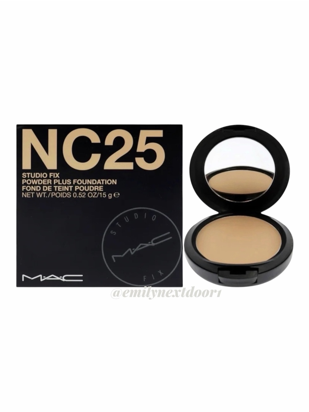 MAC Cosmetics Studio Fix Powder Plus Foundation -NC25- [ORIGINAL FORMULA] NEW